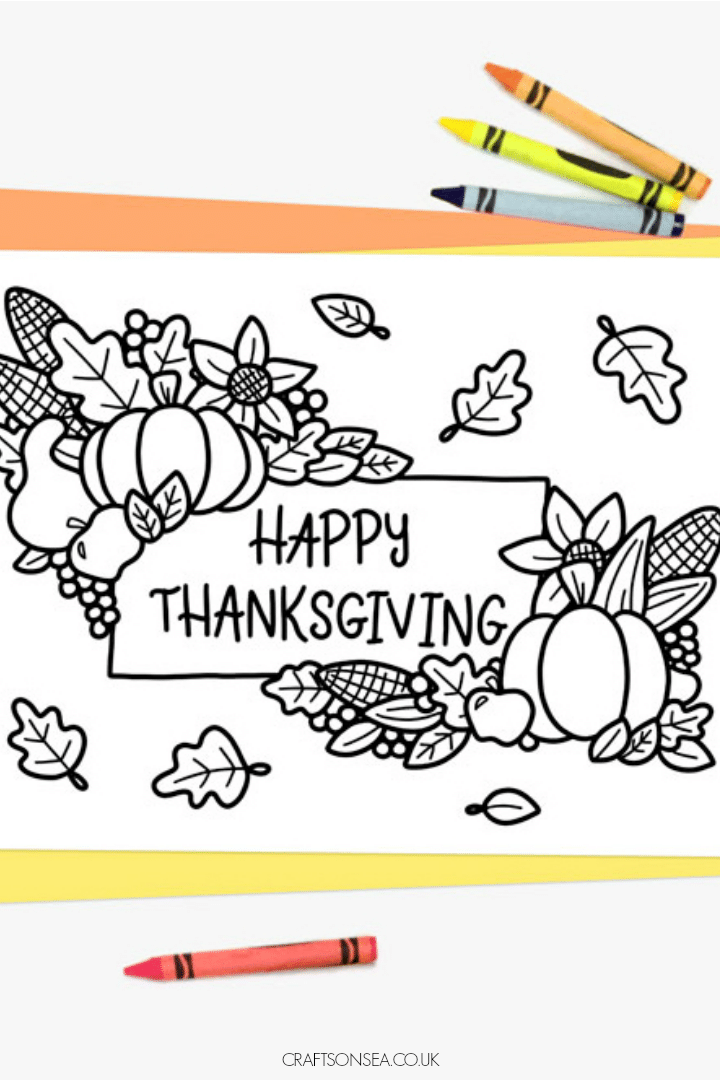 Free thanksgiving loring page for kids