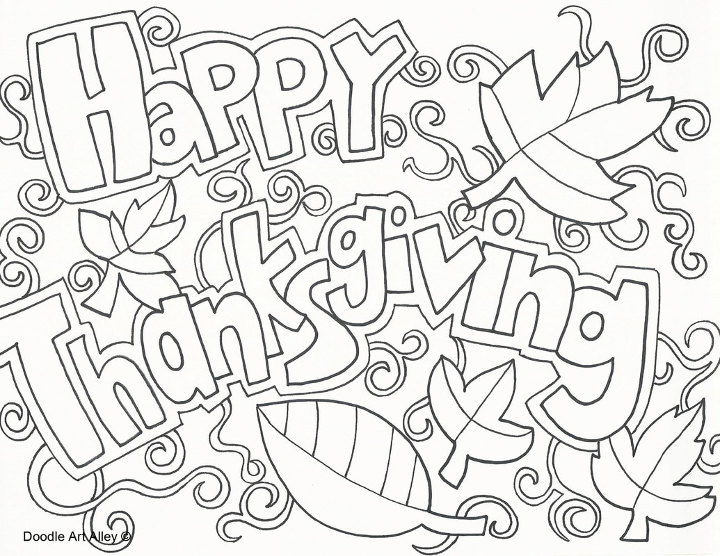 Thanksgiving coloring pages