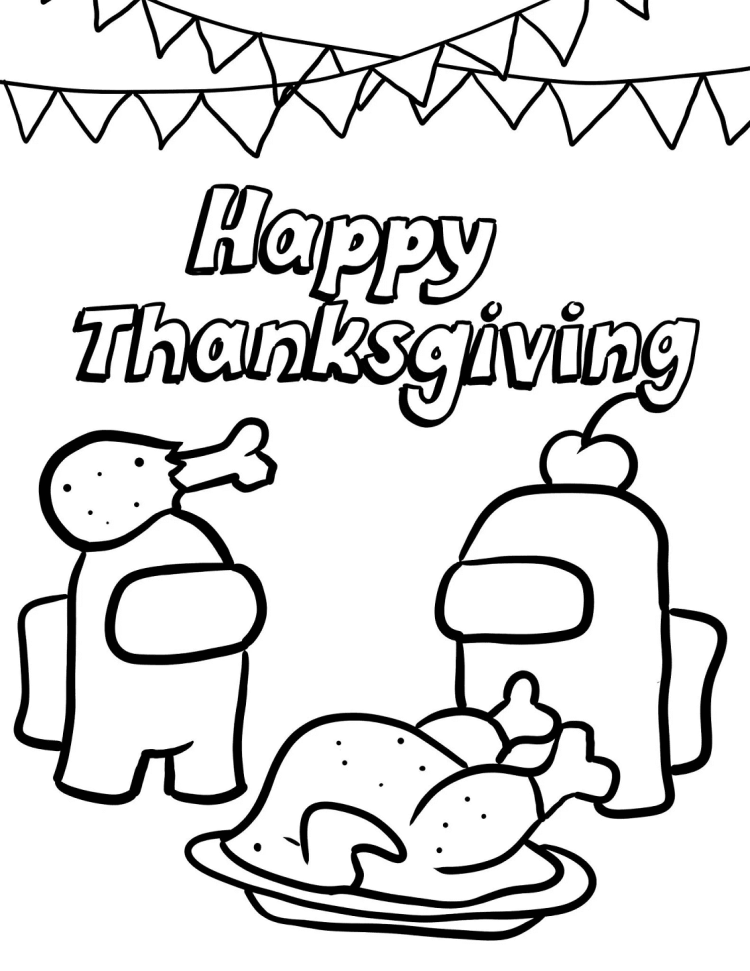 Free thanksgiving coloring pages for adults kids