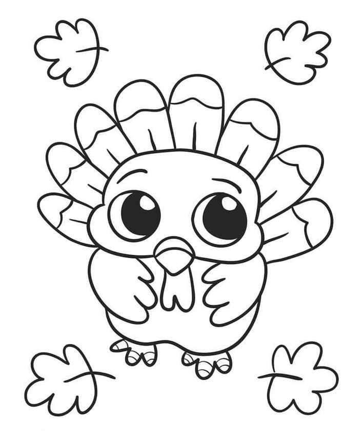 Thanksgiving coloring pages pdf to print