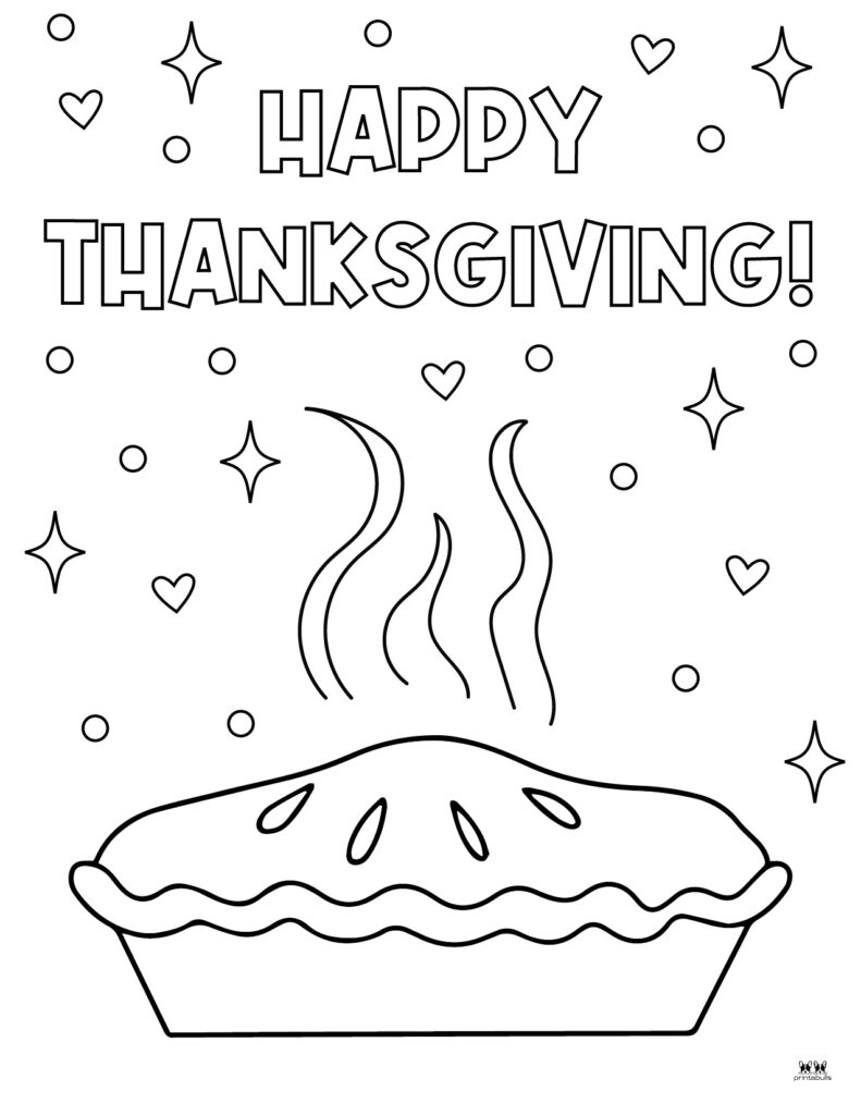 Happy thanksgiving coloring pages