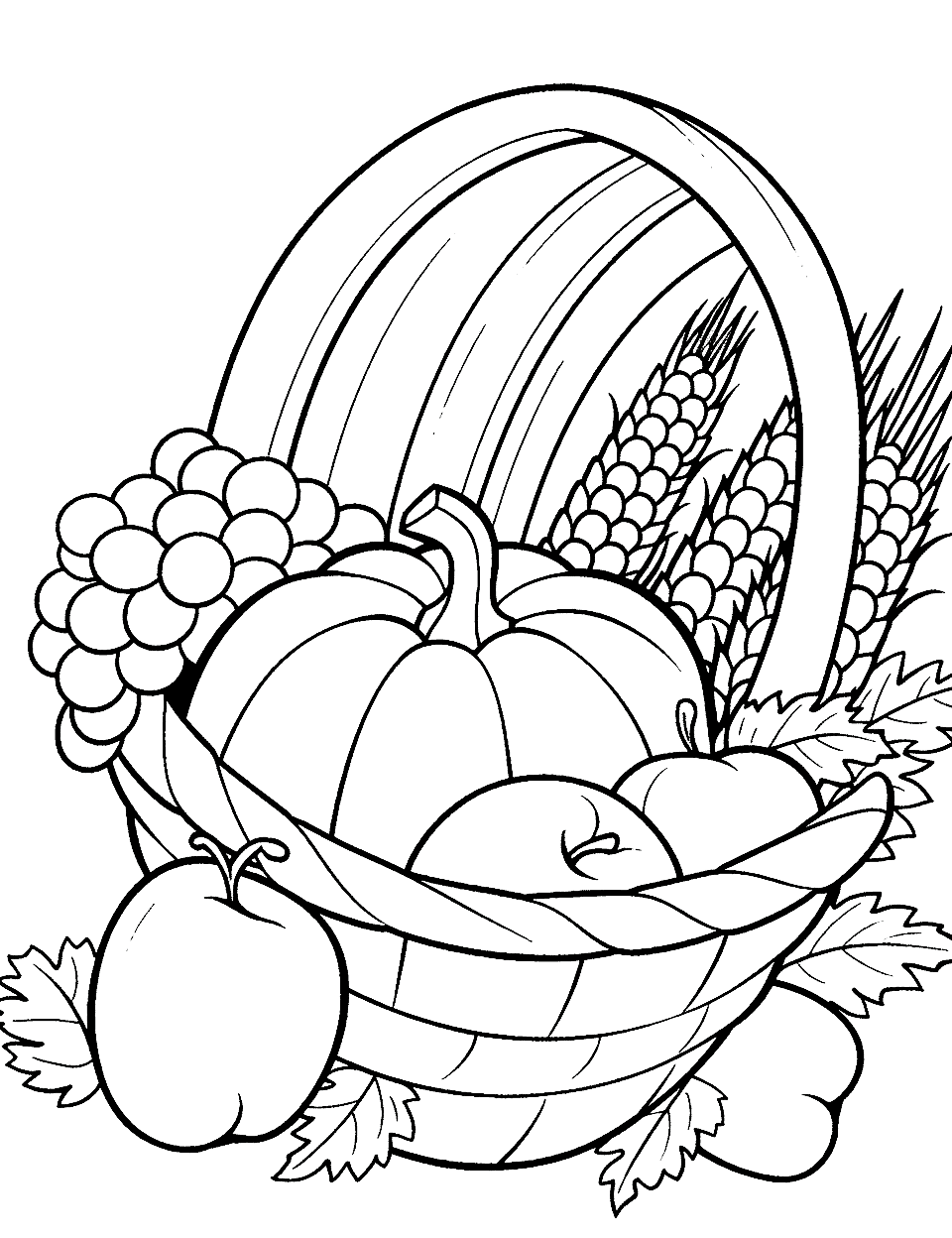 Thanksgiving coloring pages free printable sheets