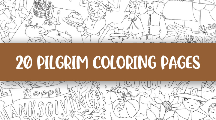 Pilgrim coloring pages