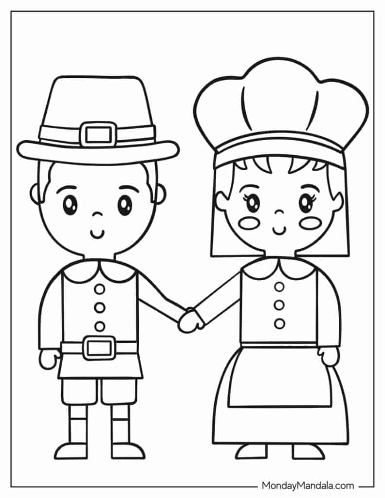 Thanksgiving coloring pages free pdf printables