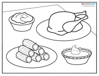 Free thanksgiving coloring pages