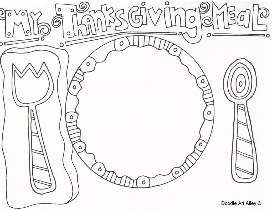 Thanksgiving coloring pages