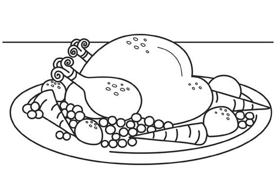 Thanksgiving coloring pages for kids