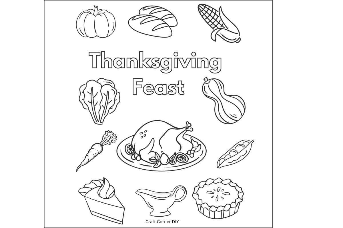 Thanksgiving coloring pages