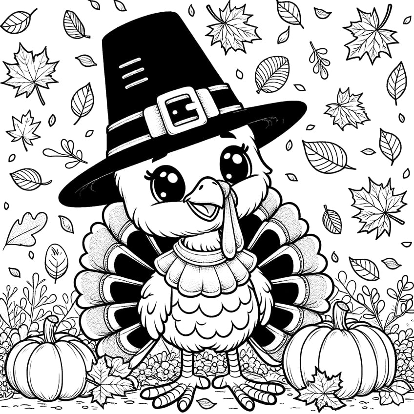 Thanksgiving coloring pages