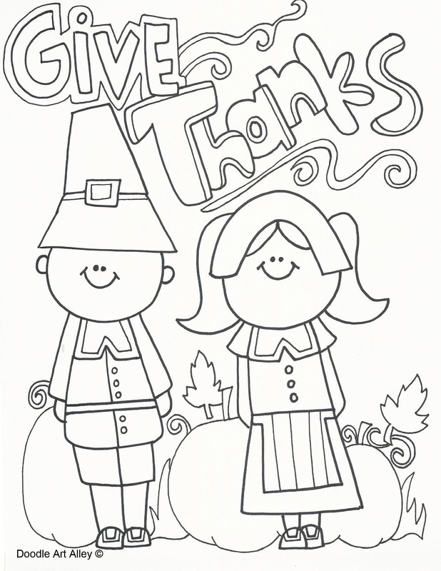 Thanksgiving coloring pages