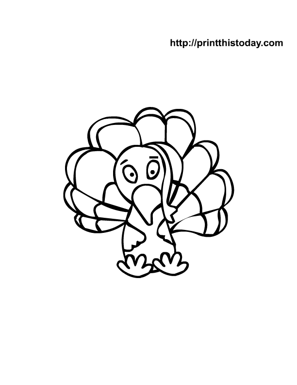 Free printable thanksgiving coloring pages