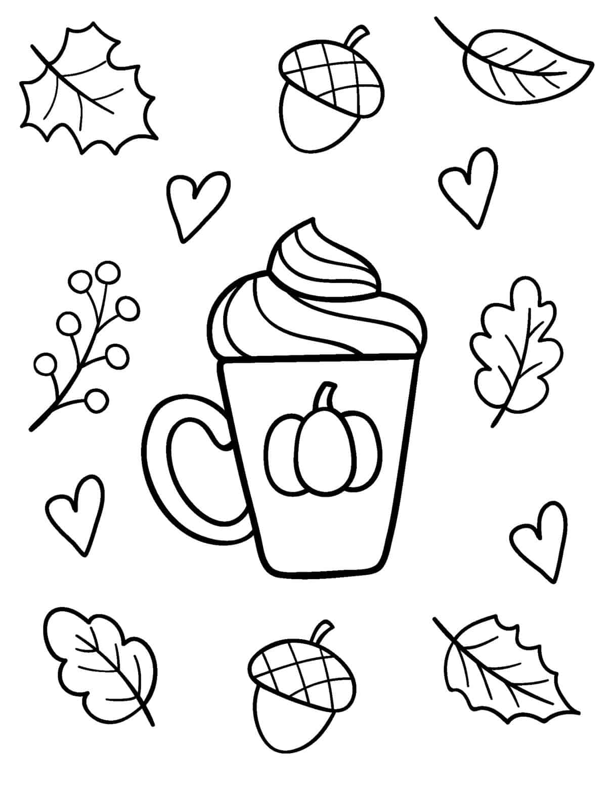 Free thanksgiving coloring pages for kids and adults