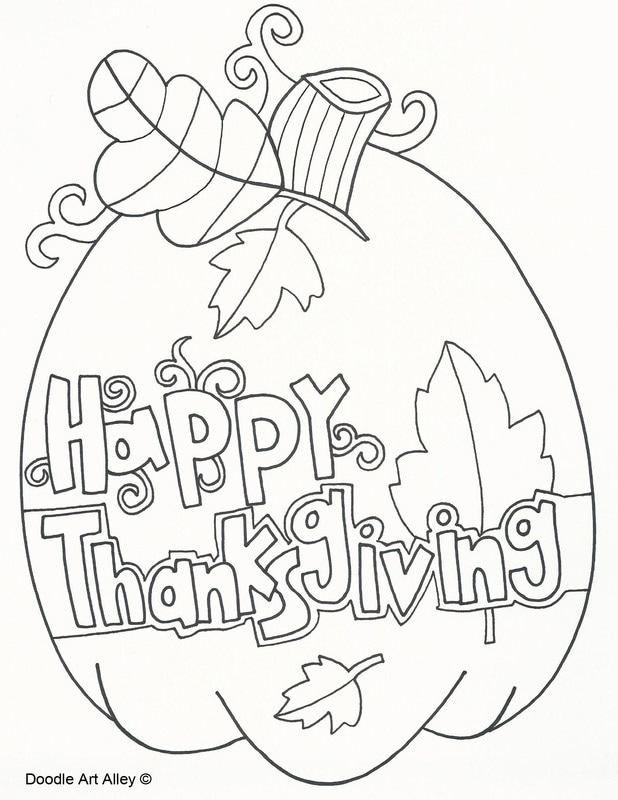 Thanksgiving coloring pages