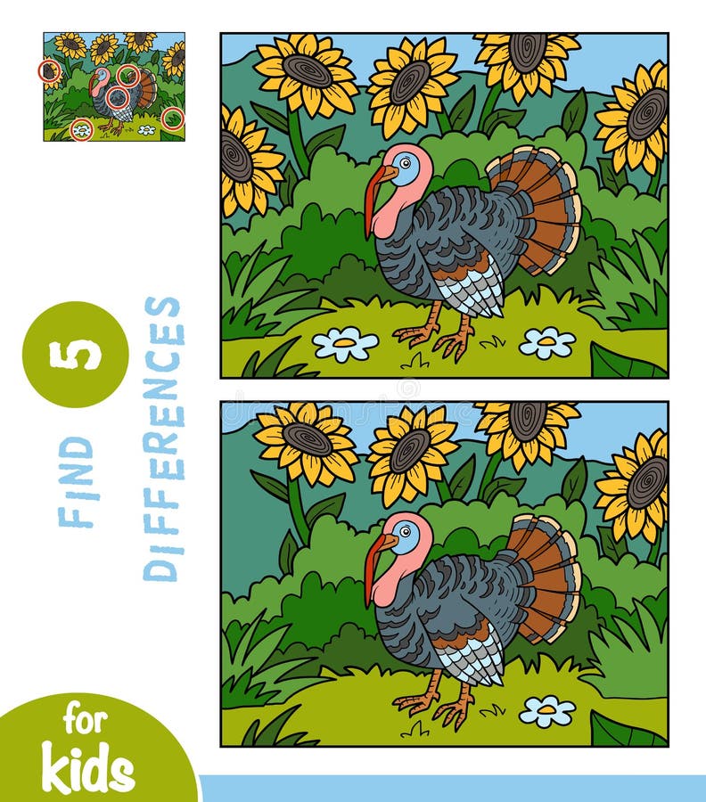 Thanksgiving find differences stock illustrations â thanksgiving find differences stock illustrations vectors clipart