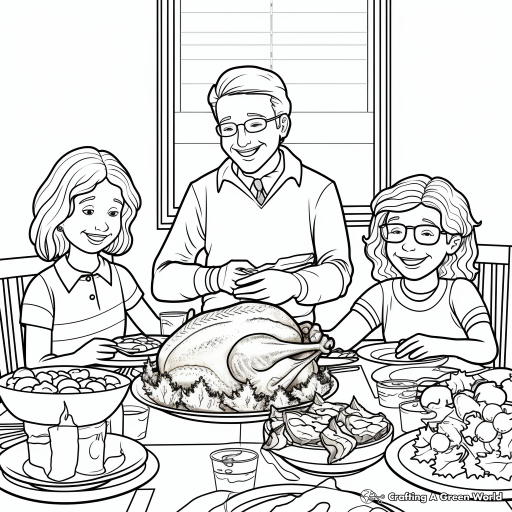 Thanksgiving coloring pages for adults
