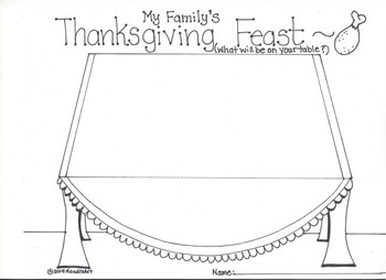 Finish the picture thanksgiving coloring pages by noodlzart