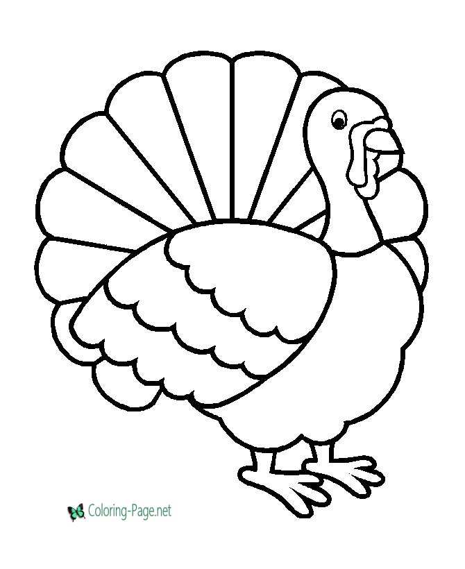 Thanksgiving coloring pages print and color