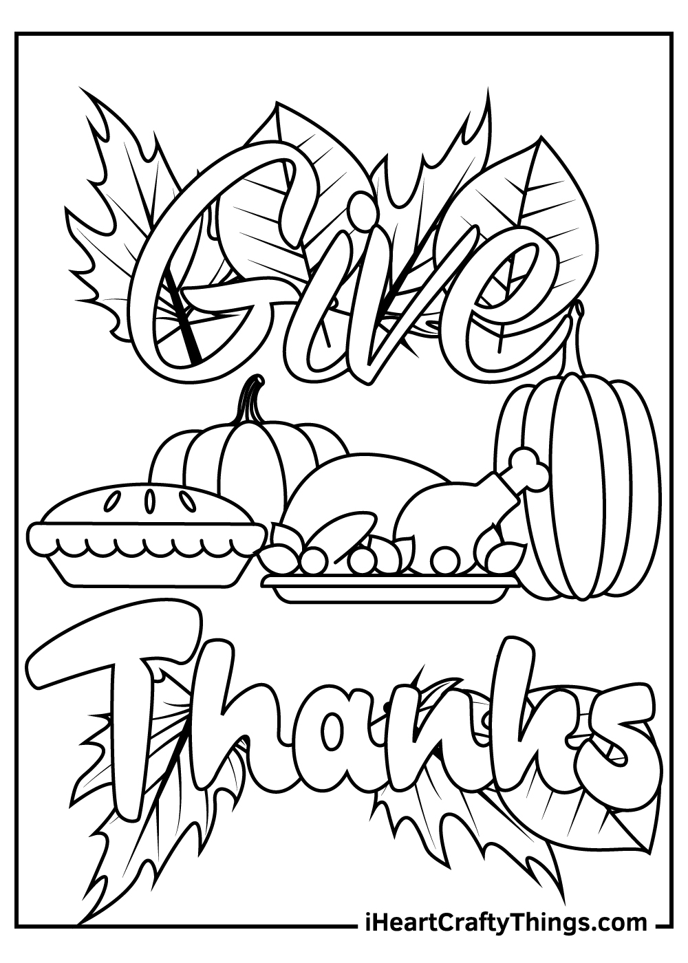 Thanksgiving present coloring pages free printables