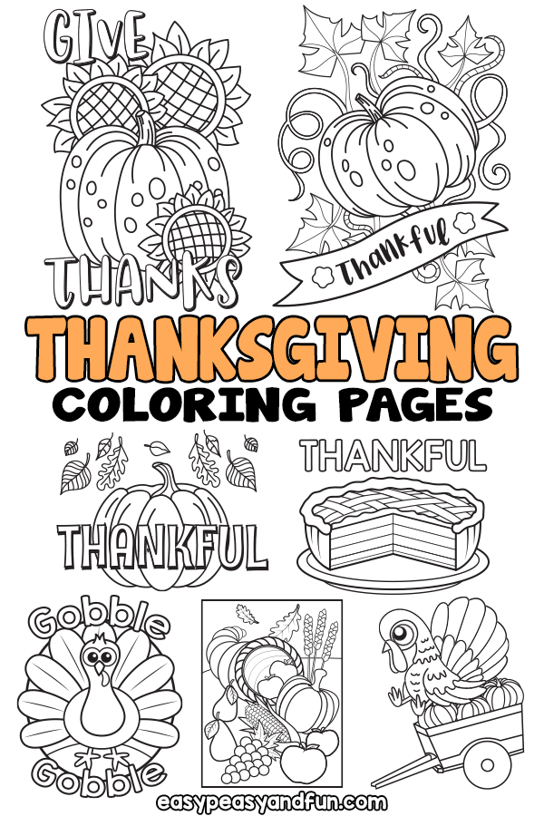 Printable thanksgiving coloring pages many free printables