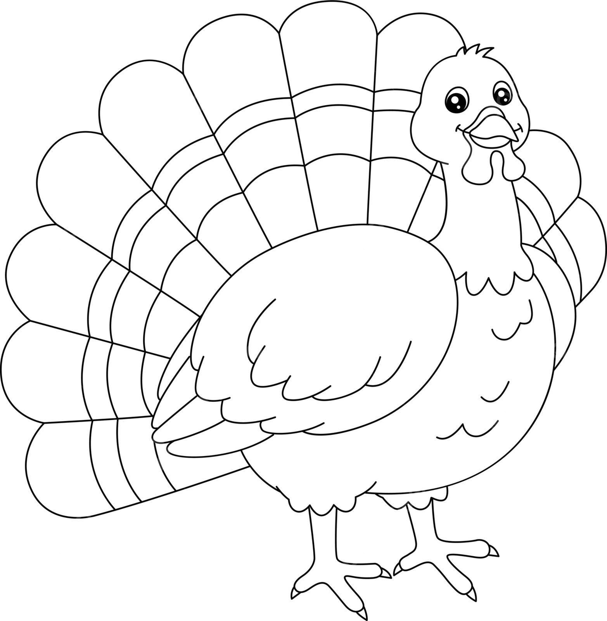 Turkey coloring page isolated for kids colour vector design vector turkey drawing key drawing ring drawing png and vector with transparent background for free download