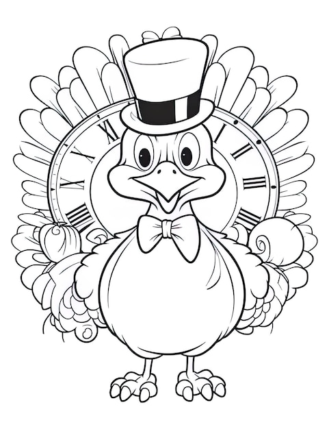 Page easy thanksgiving coloring page images