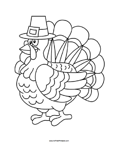 Thanksgiving turkey coloring page â free printable