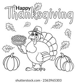 Thanksgiving turkey vector art graphics