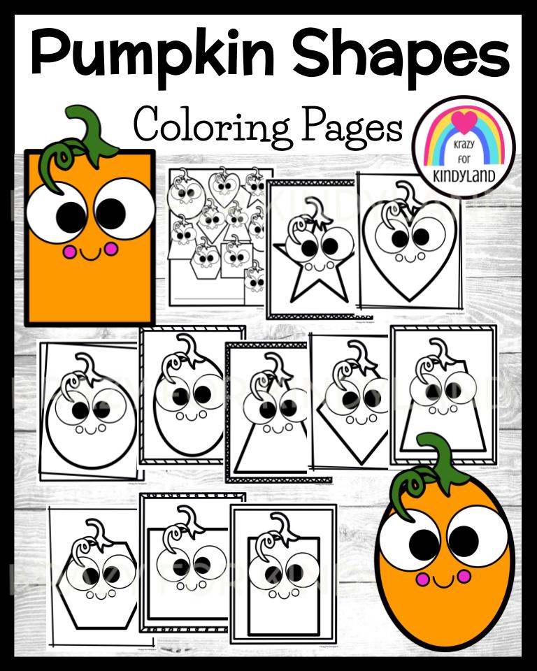 November coloring pages shape activity
