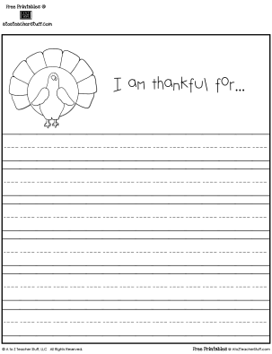 Thanksgiving writing practice a to z teacher stuff printable pages and worksheets