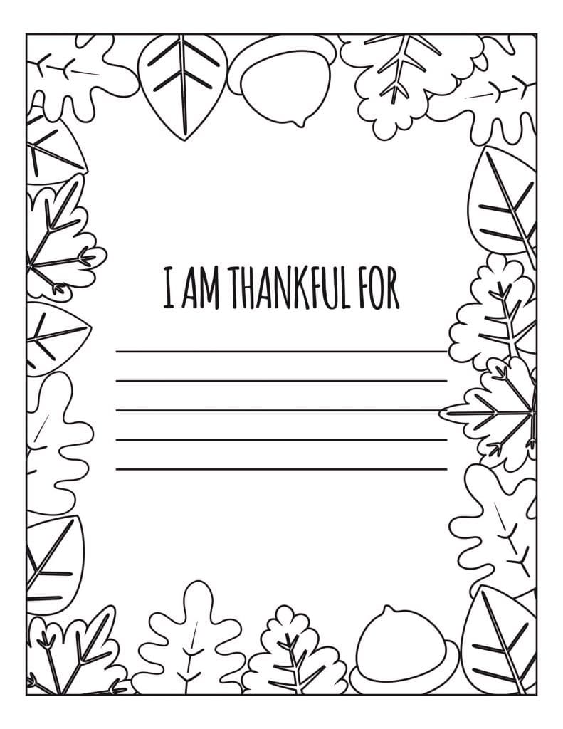 Free thanksgiving coloring pages