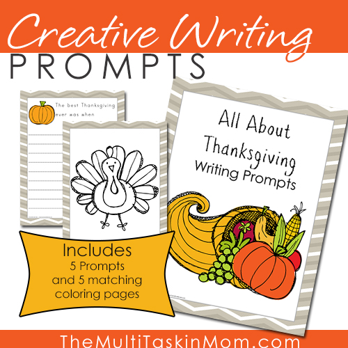 Free thanksgiving writing prompts printables