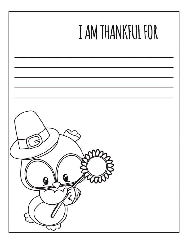 Free thanksgiving coloring pages