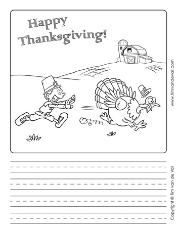 Printable thanksgiving writing paper templates â tims printables