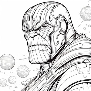 Thanos drawing