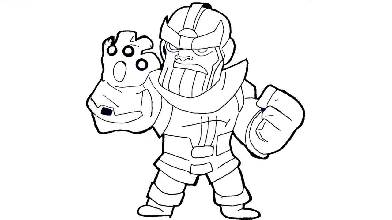 Thanos coloring pages