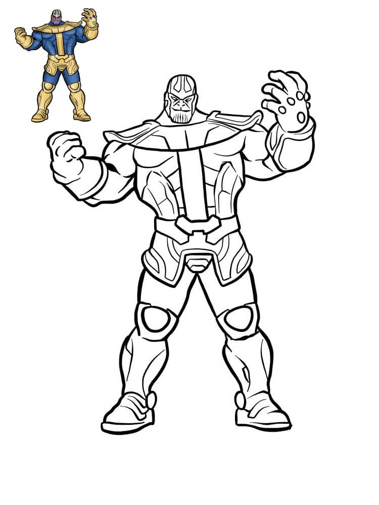 Thanos coloring pages