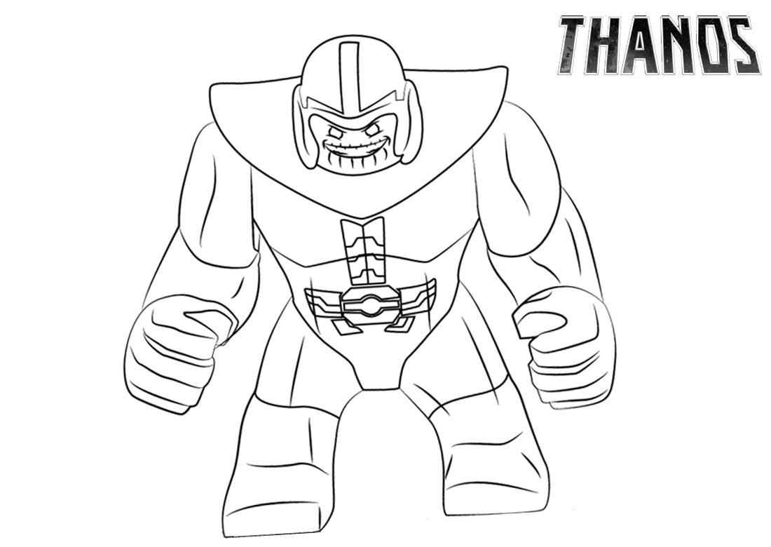 Thanos coloring pages