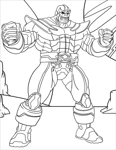 Updated avengers coloring pages