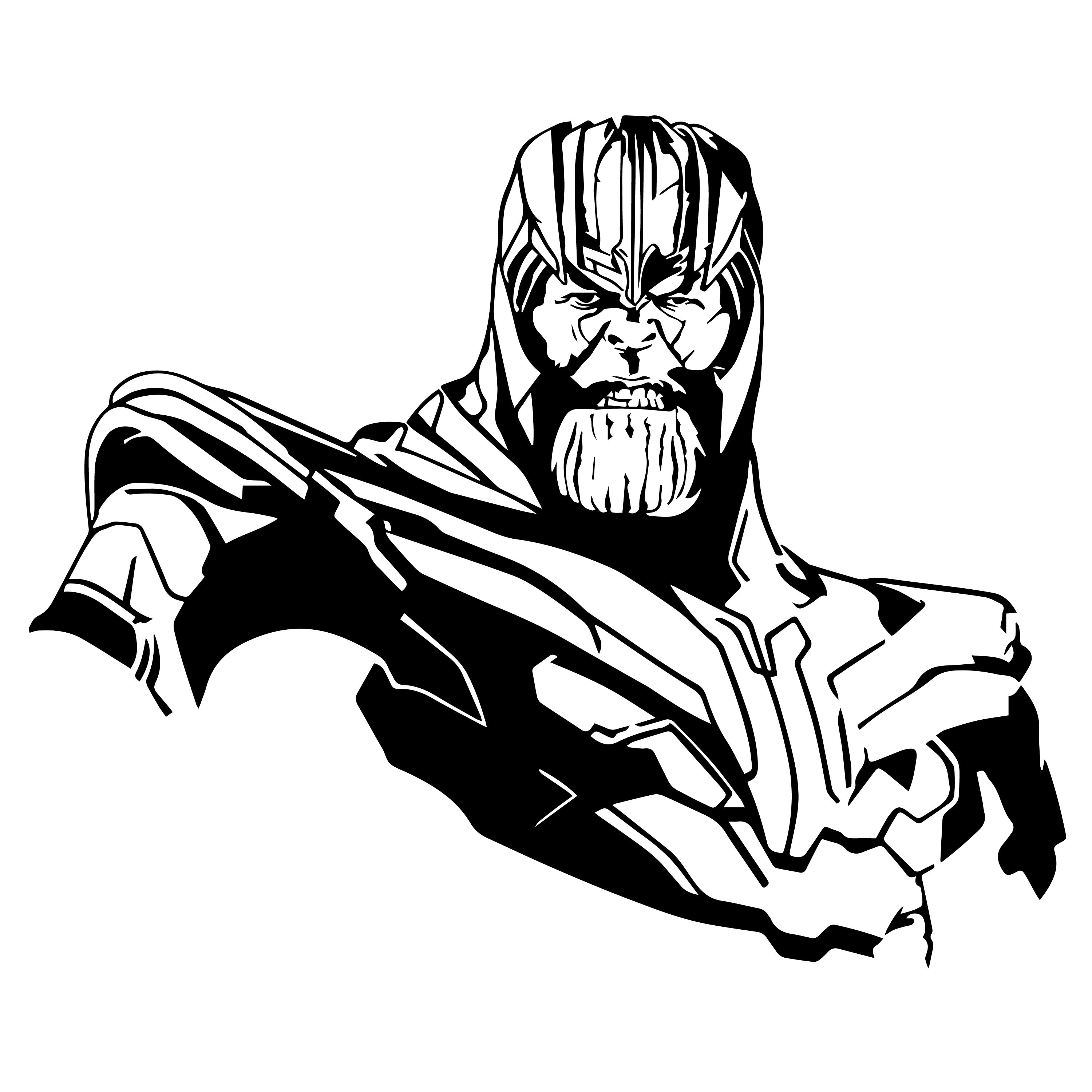 Thanos bust avengers digital download instant download svg dxf eps png files included