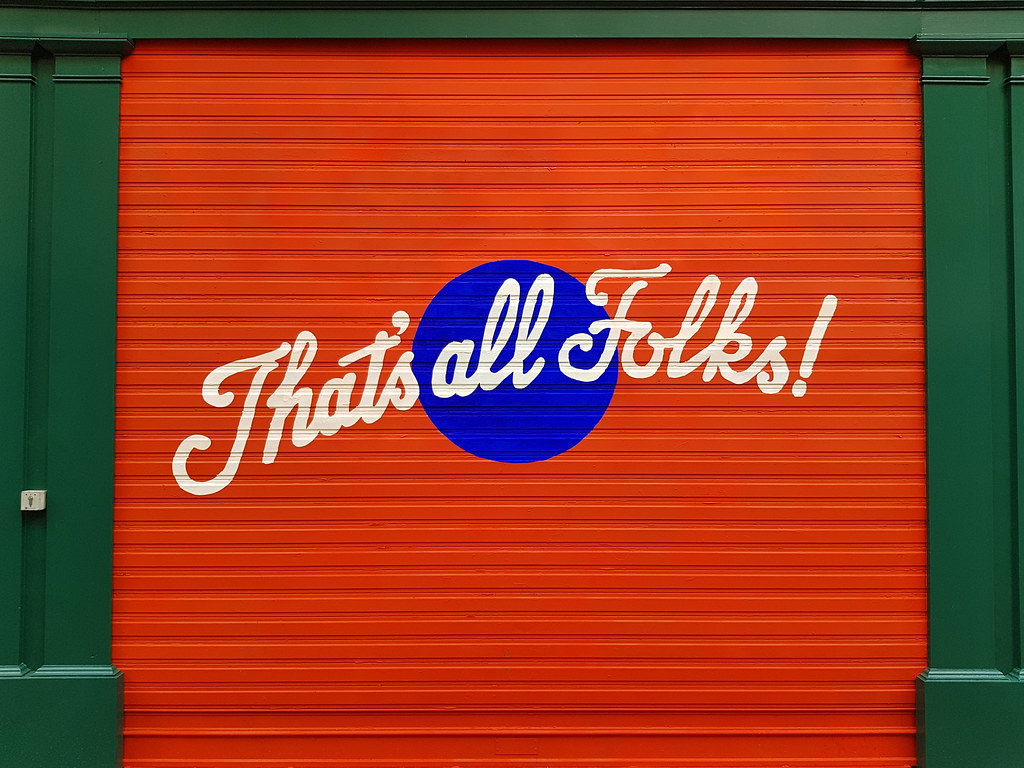 That all do. Thanks all Folks. Thats all Folks.