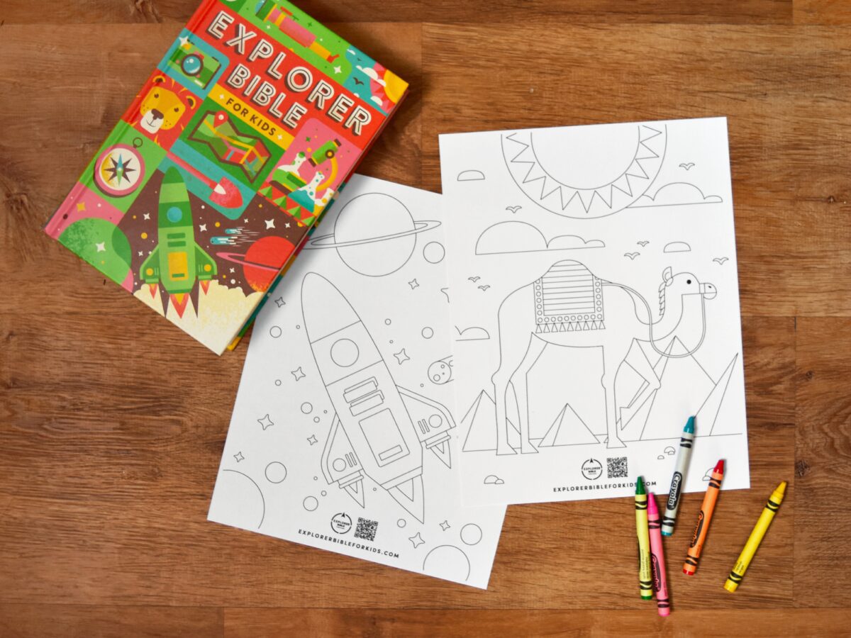 Fun friday csb explorer bible for kids coloring pages