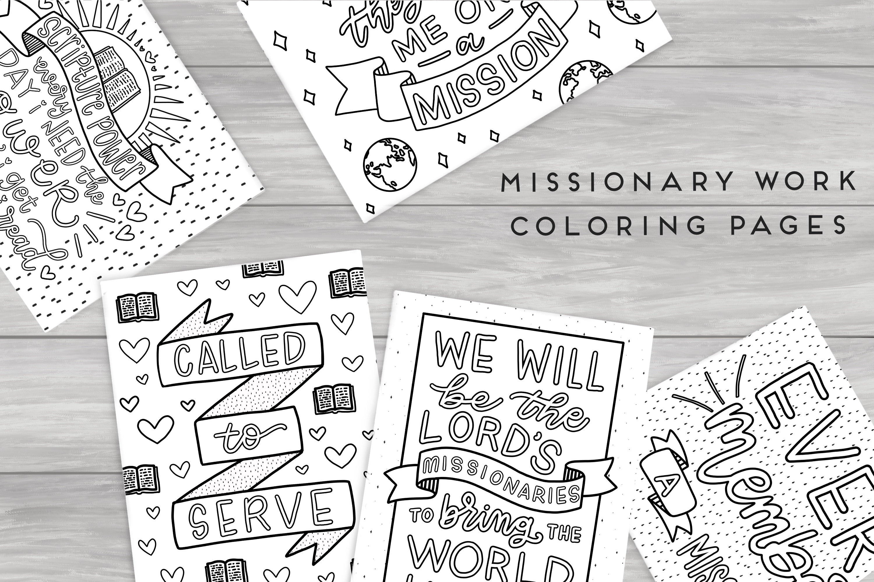 Missionary work coloring pages lds primary printable primary song coloring pages general conference coloring big coloring page