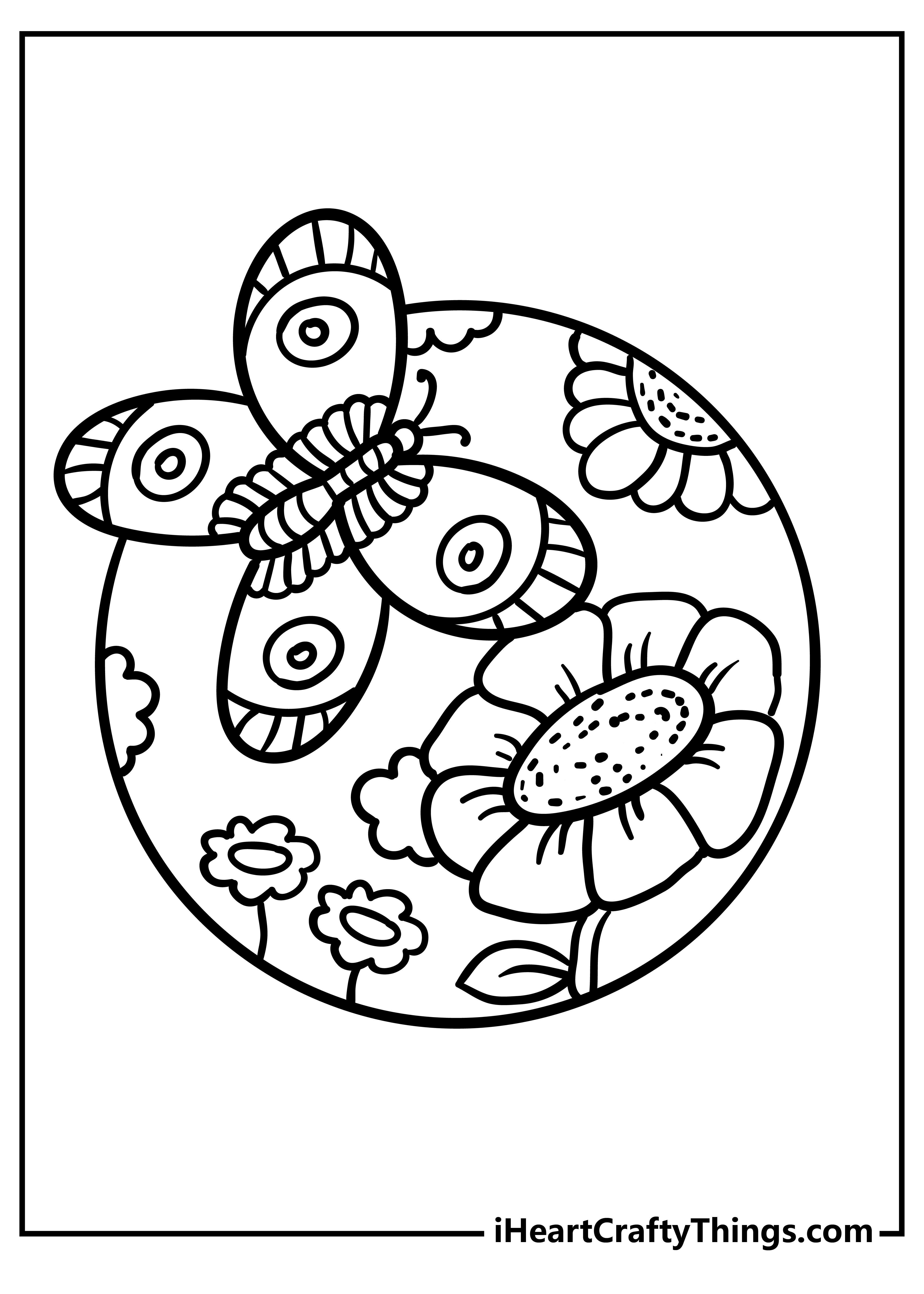 Nature coloring pages free printables