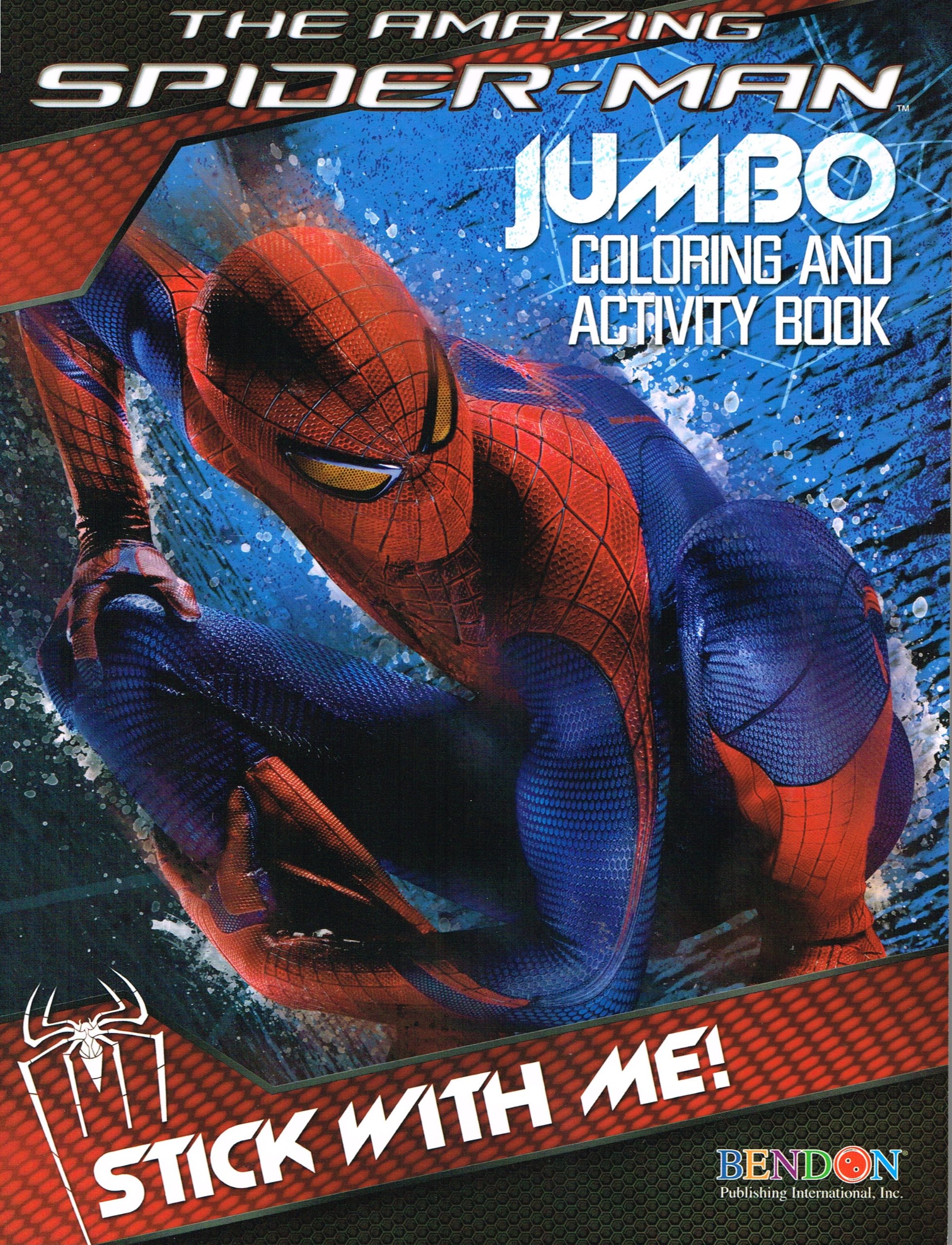 Marvel the amazing spiderman coloring and activity book pcs