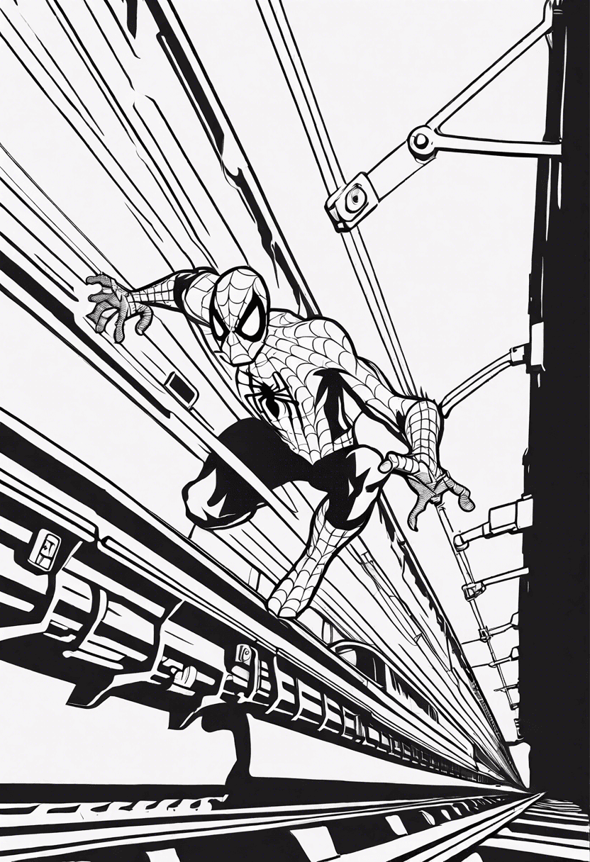 Spiderman coloring pages