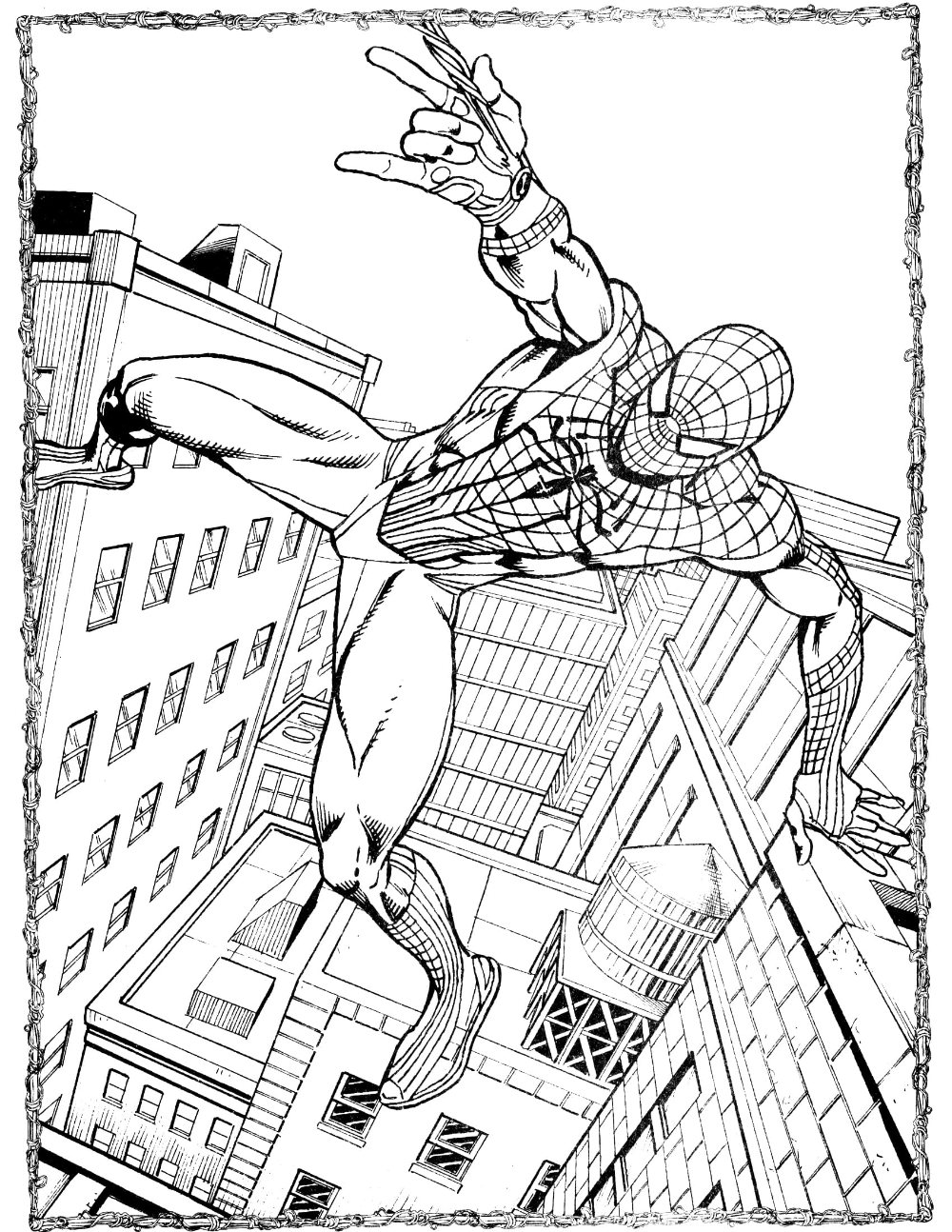 Spiderman coloring pages pictures free printable spiderman coloring superhero coloring pages spiderman drawing