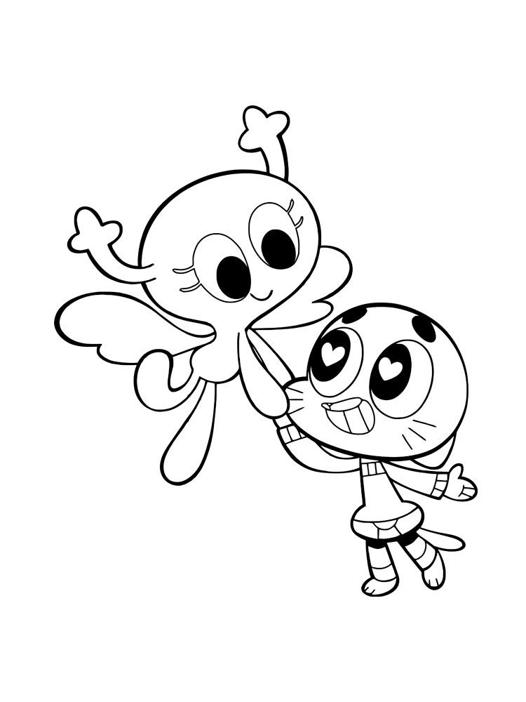 The amazing world of gumball coloring pages cartoon coloring pages coloring pages the amazing world of gumball