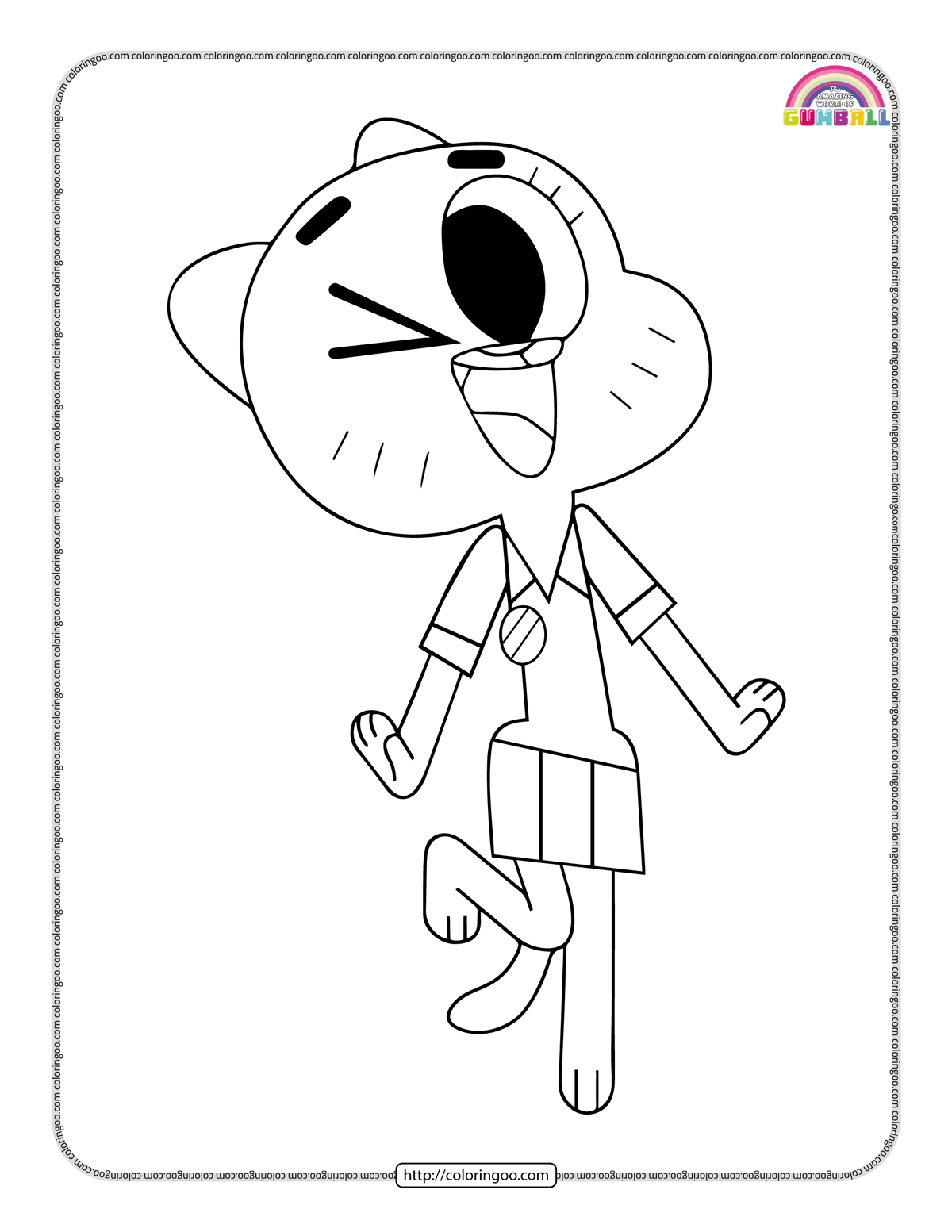 Nicole watterson coloring pages for kids