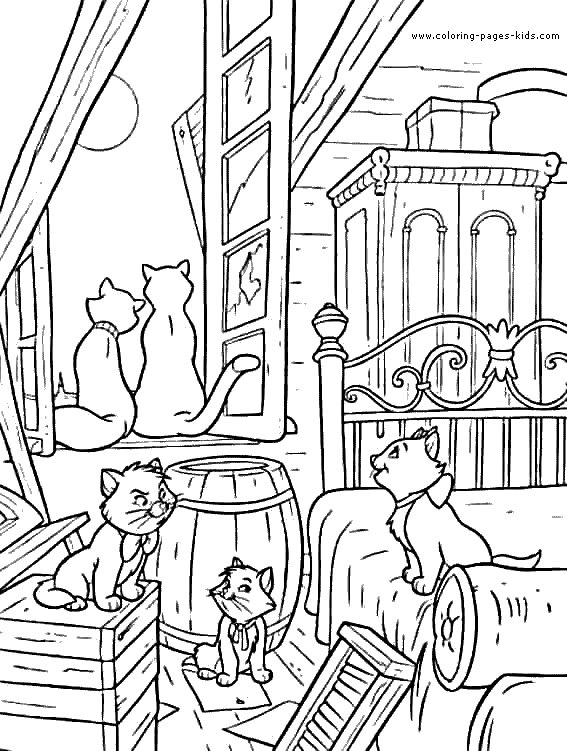 Aristocats coloring pages