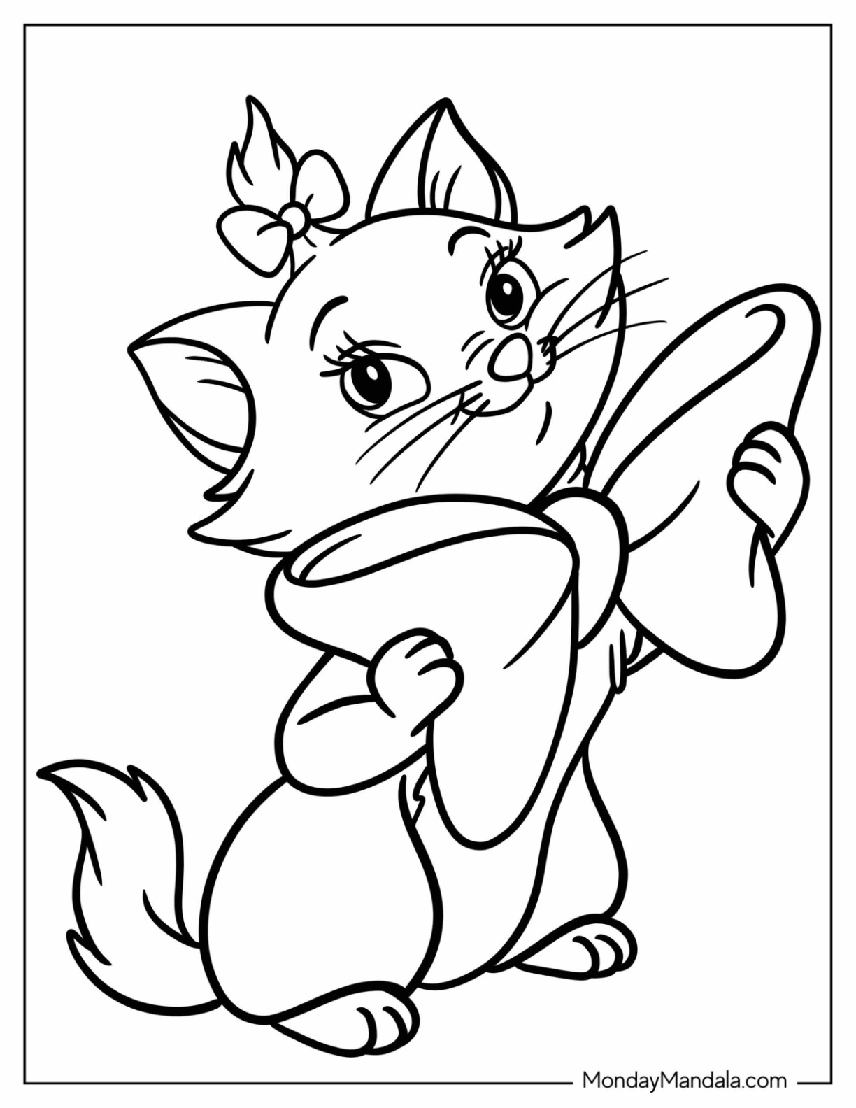 Aristocats coloring pages free pdf printables